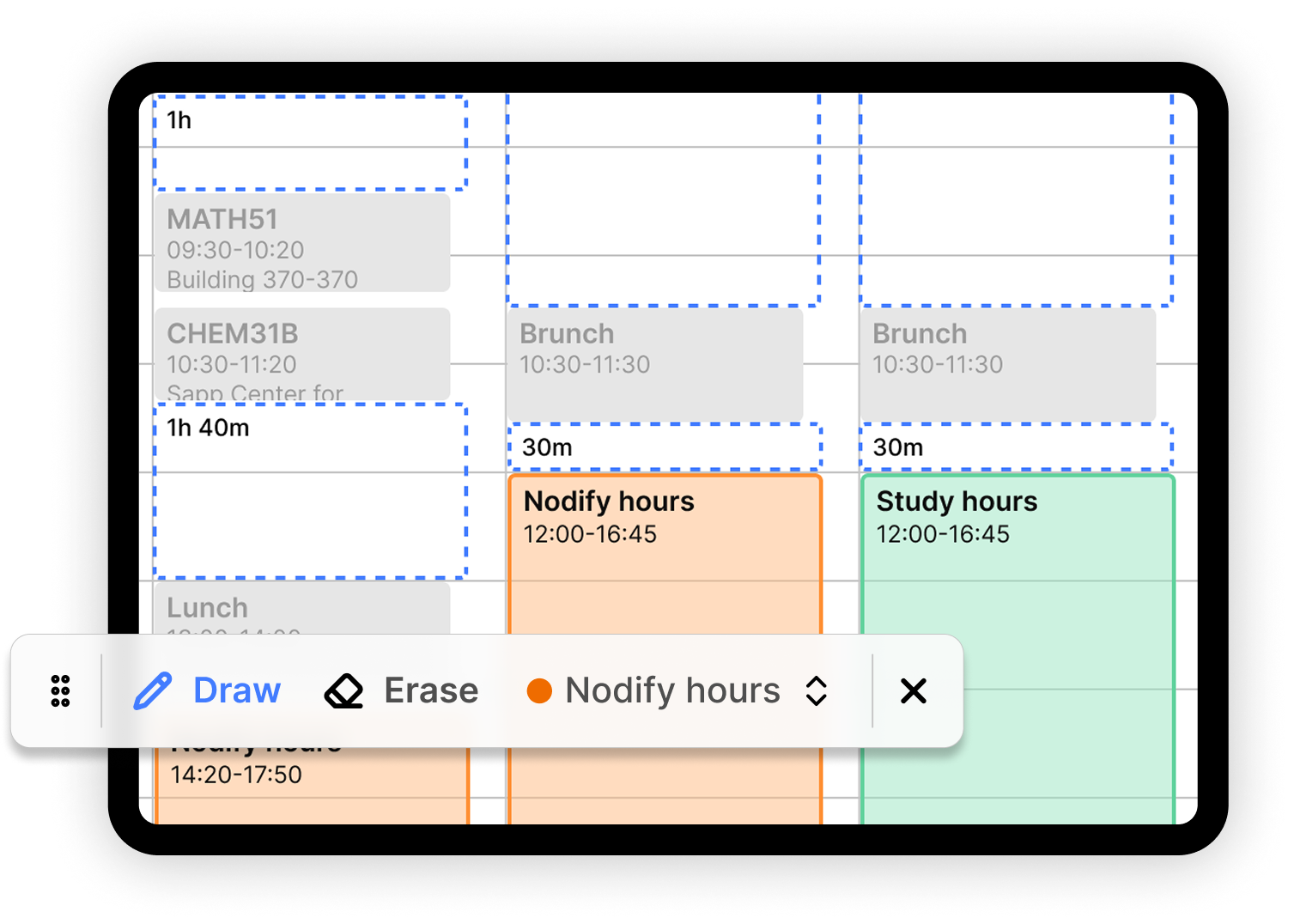 The most straightforward way to edit schedules